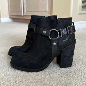 NWOT ASH Black Heeled Booties